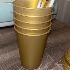 Reusable gold cup